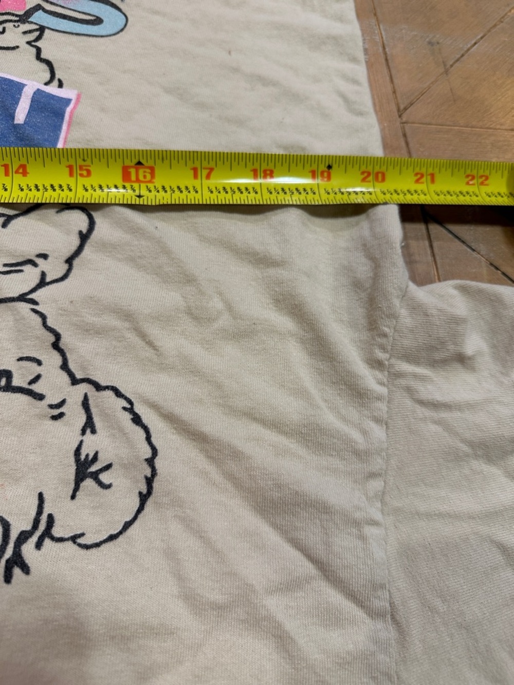 Harry Styles Inspired Graphic Tee Cream Gildan Shirt Size Large - Picture 3 of 5